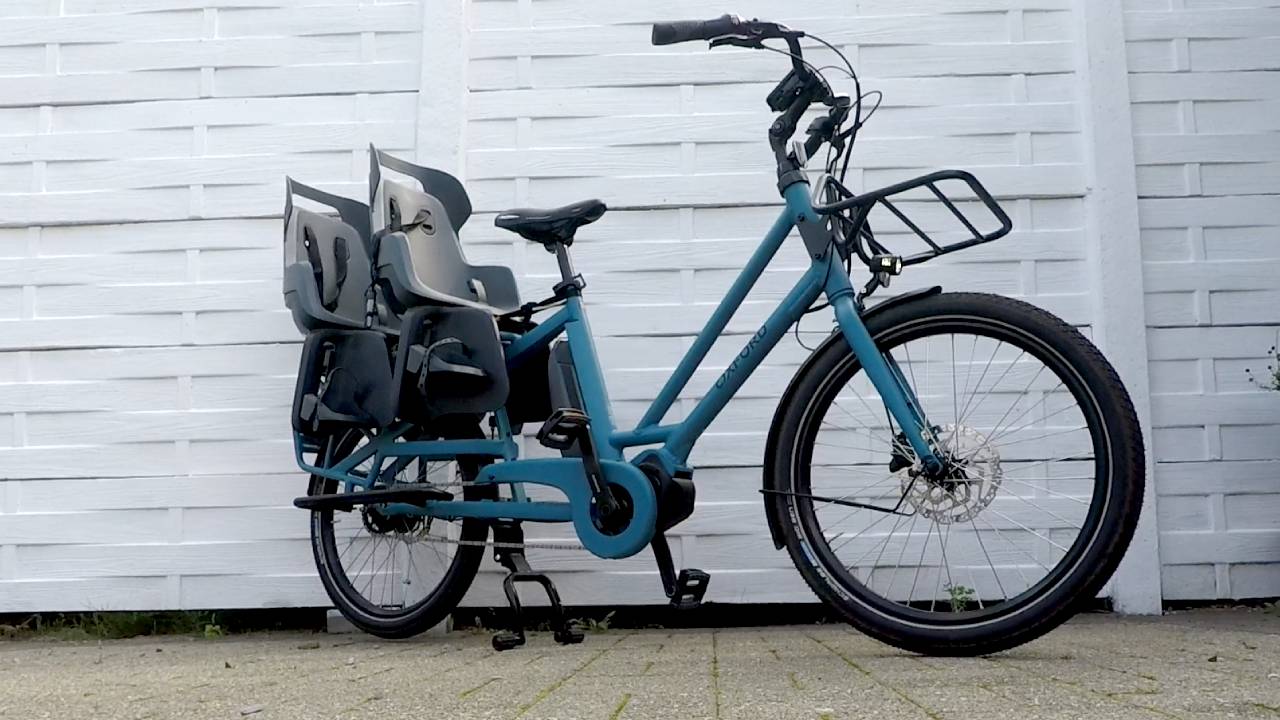 Review van de Oxford Cargo Plus elektrische longtail met middenmotor